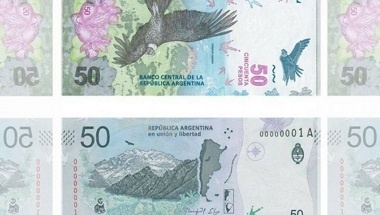 El nuevo billete de $50 con la imagen del Cóndor Andino